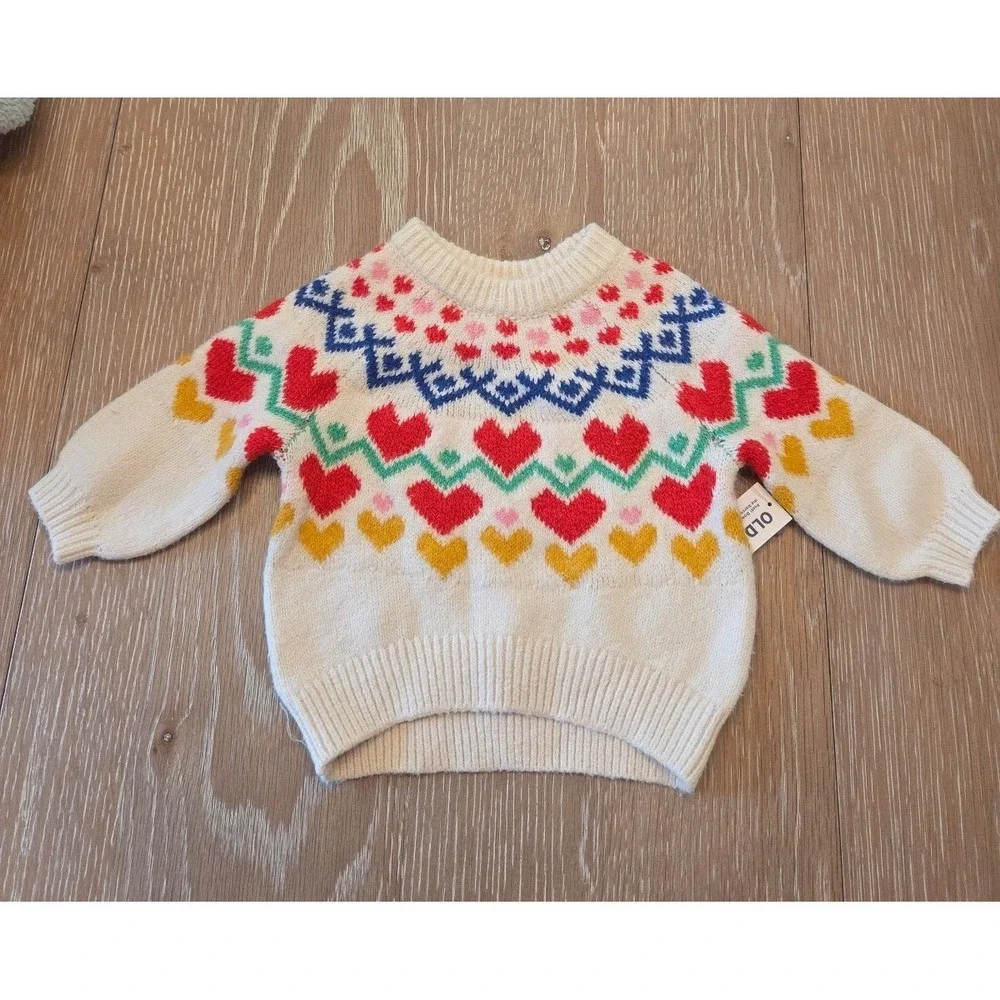 Old navy toddler girl sweater‎ 3-6 mos
